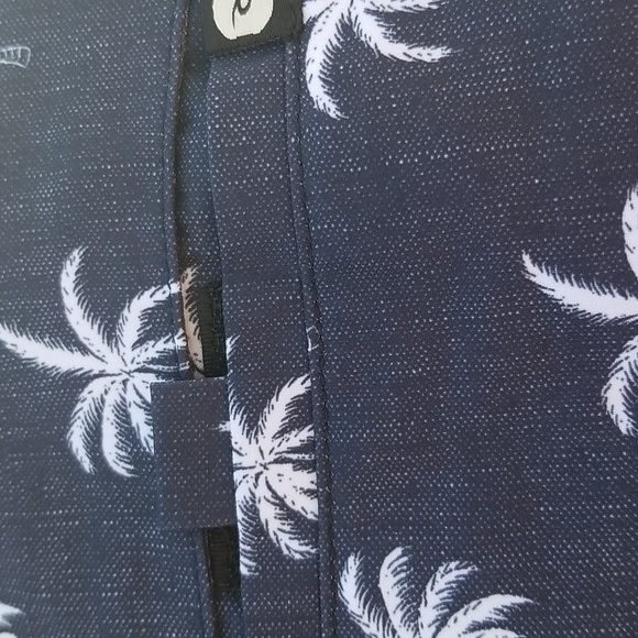 RIP CURL Men's Palm Tree Swim Shorts - Red and Blue 31 - Picture 4 of 7